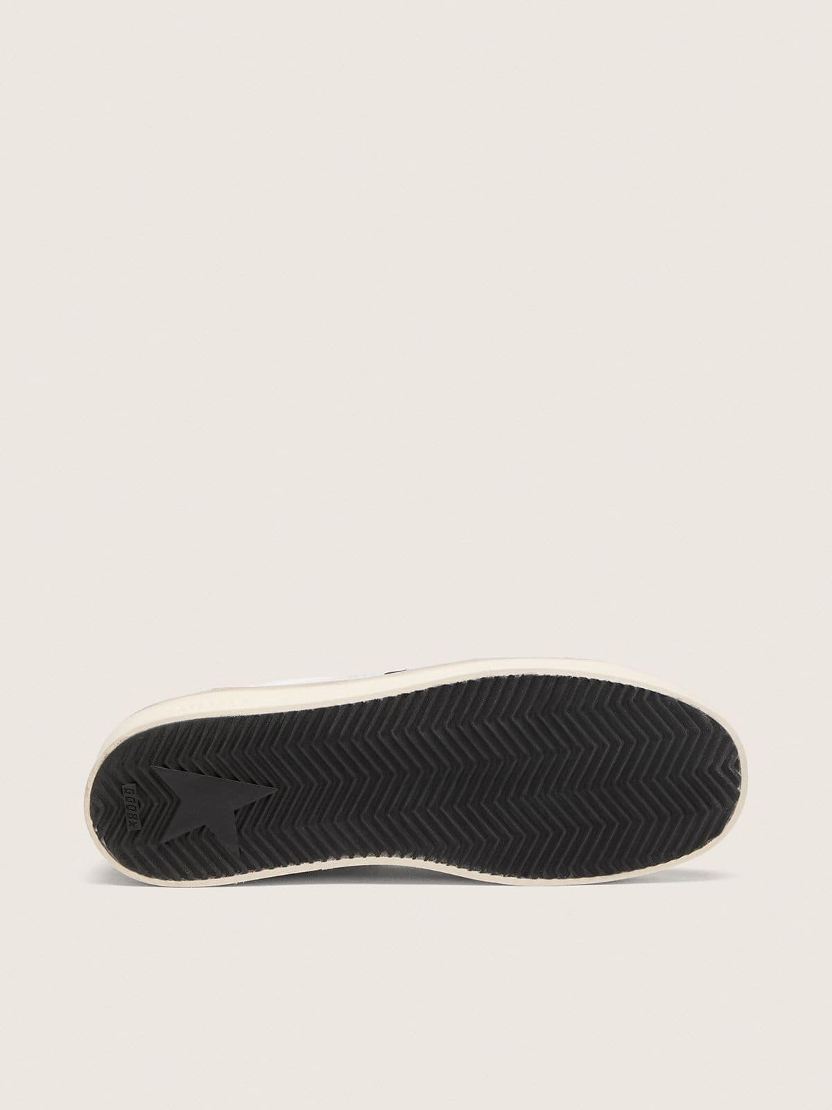 Stardan homme en cuir velours beige avec étoile bleue