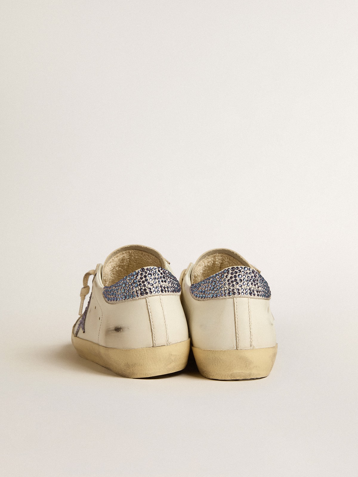 Super-Star LTD pour femme avec étoile en daim et contrefort orné de cristaux Swarovski