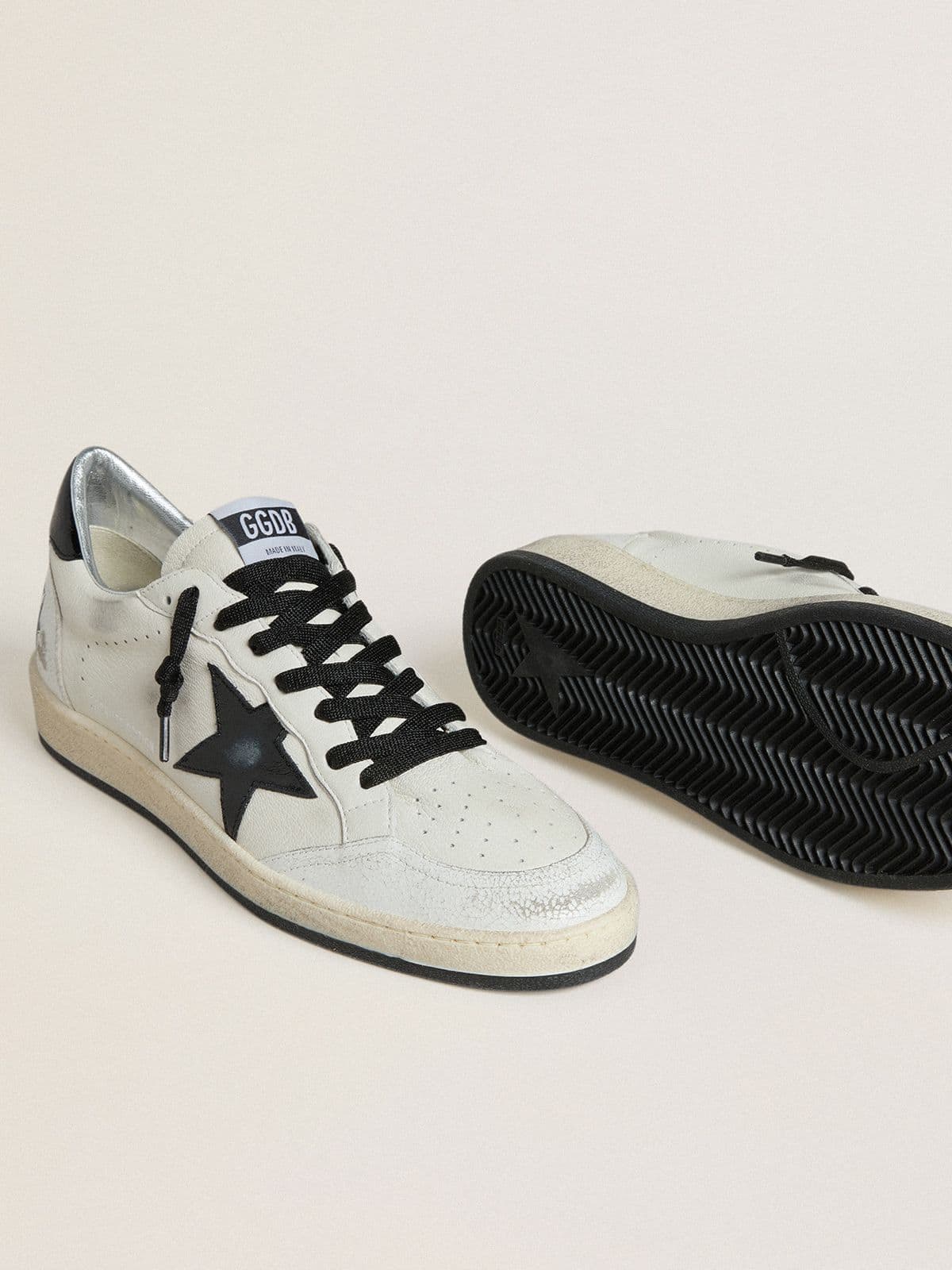 Ball Star Wishes pour femme en cuir nappa avec étoile et contrefort en cuir naplak noir