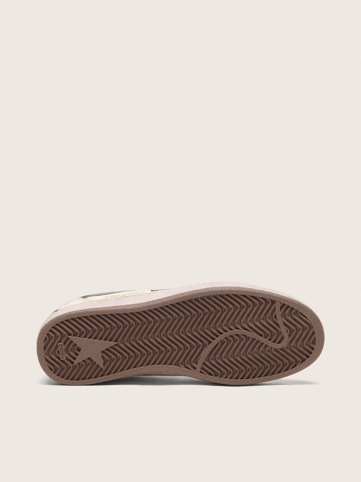 Ball Star LTD pour femme en cuir nappa avec étoile et empiècements biosourcés lamés