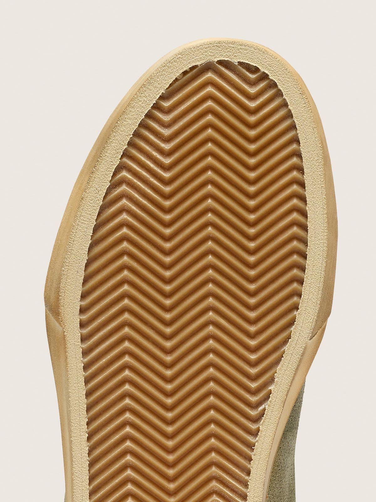 Ball Star LAB pour femme en cuir velours vert avec étoile en cuir argenté et contrefort en cuir velours noir