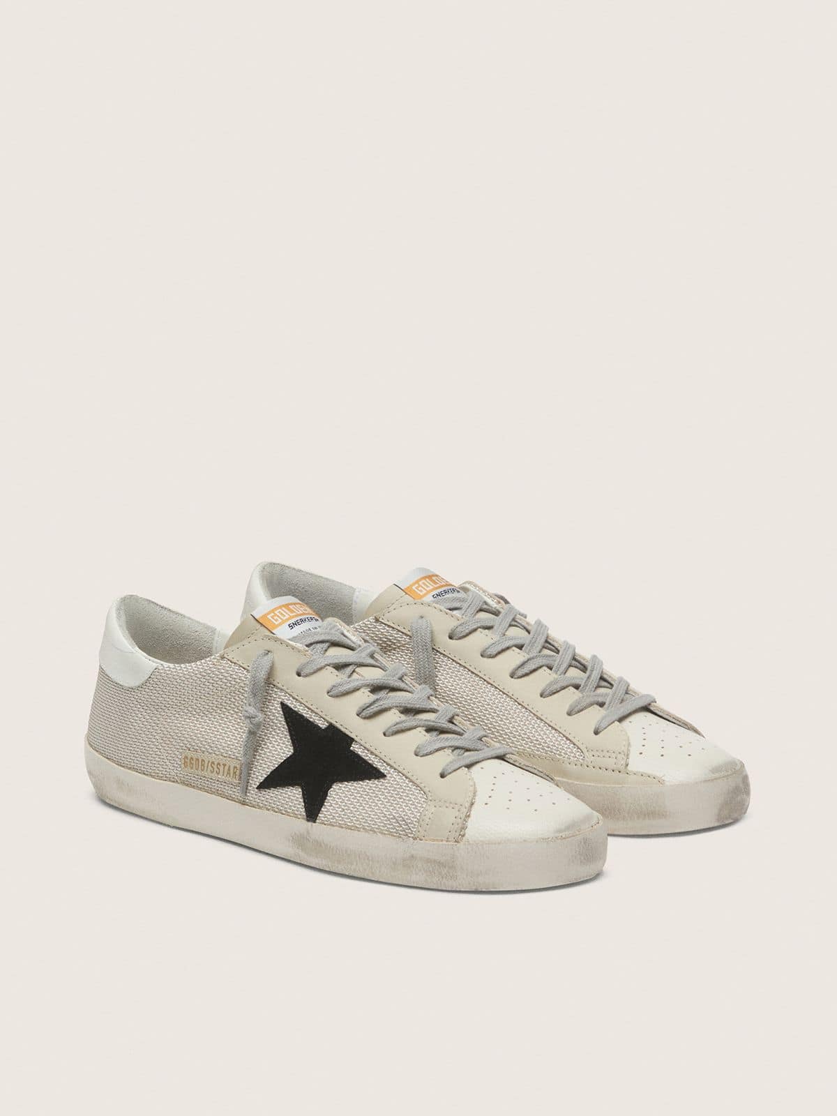 Super-Star homme en cuir avec étoile noire