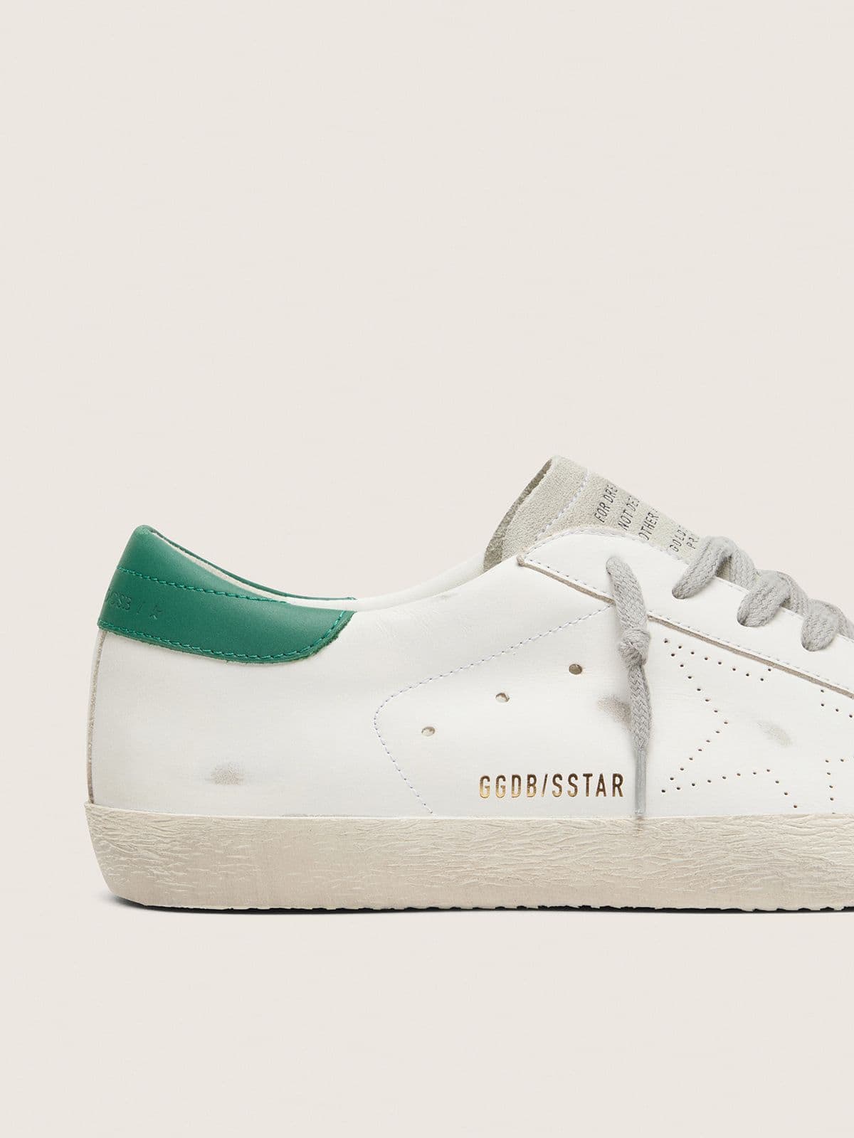 Super-Star pour homme avec étoile ajourée et contrefort vert