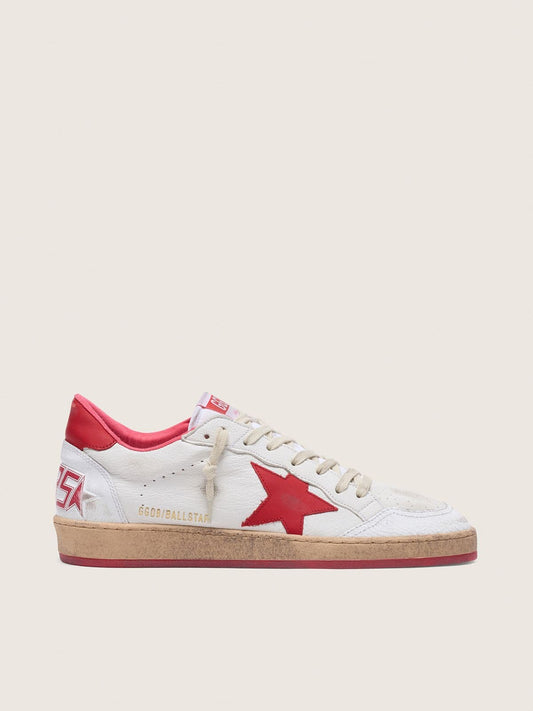 Ball Star homme en cuir blanc