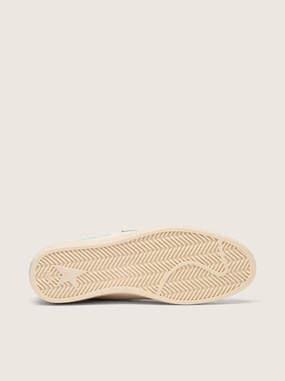 Ball Star en cuir nappa avec étoile et contrefort en daim gris