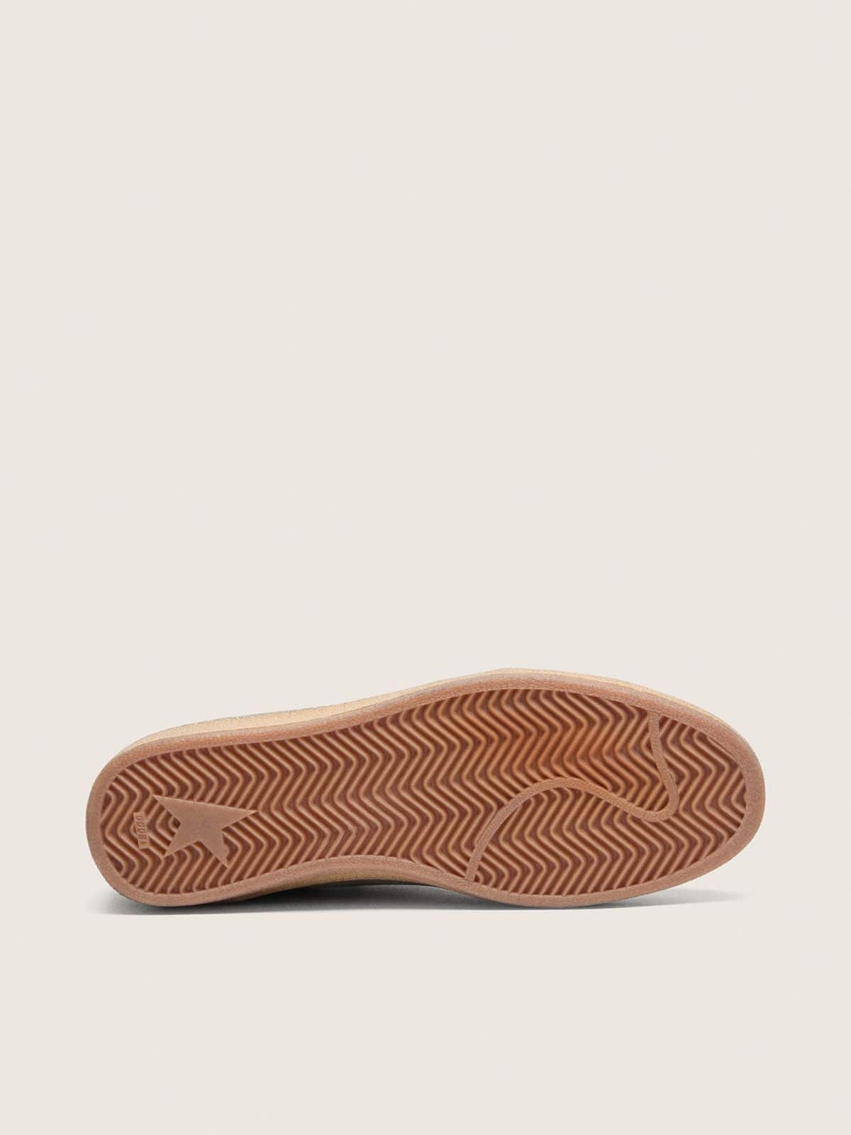 Ball Star homme en cuir velours vert avec étoile vert d’eau
