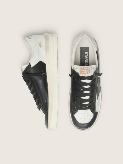 Stardan homme en cuir blanc et noir