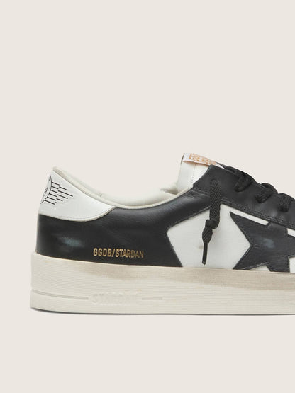 Stardan homme en cuir blanc et noir
