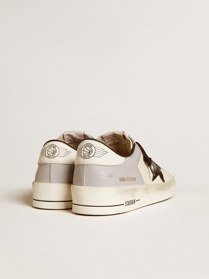 Stardan LTD en cuir nappa et en cuir avec étoile en daim et contrefort en cuir