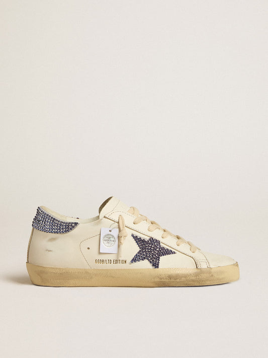 Super-Star LTD pour femme avec étoile en daim et contrefort orné de cristaux Swarovski