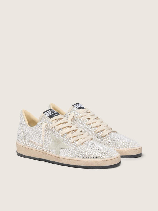 Ball Star  pour femme avec cristaux Swarovski et étoile en daim gris