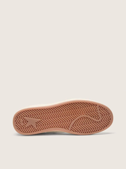 Ball Star femme en cuir blanc, étoile avec cristaux et empiècement lamé