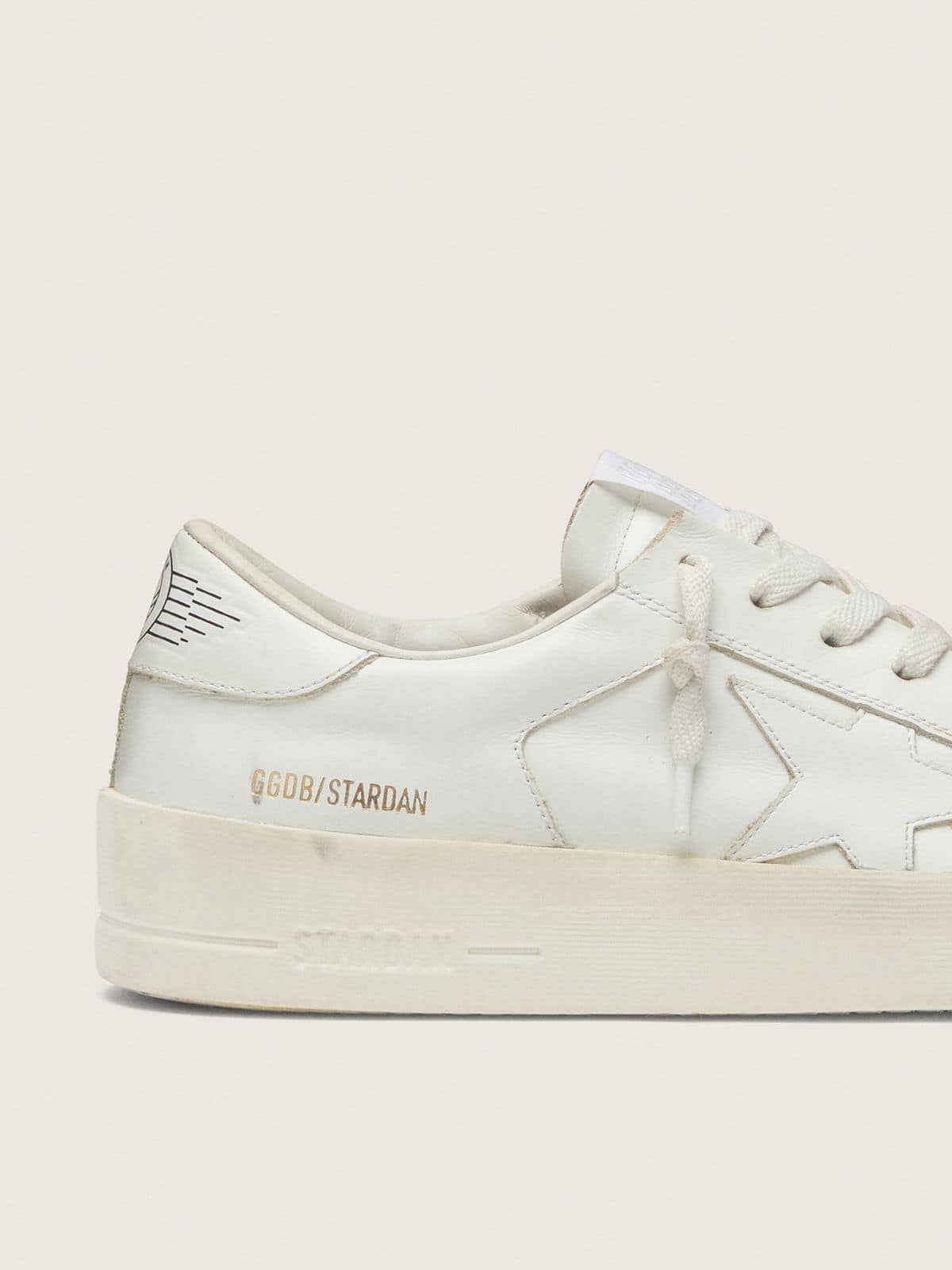 Sneakers Stardan pour femme en cuir total white | Golden Goose