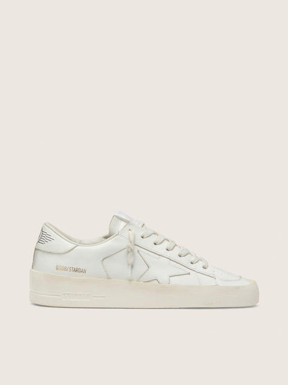 Sneakers Stardan pour femme en cuir total white | Golden Goose