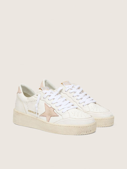 Ball Star pour femme avec étoile et empiècement arrière en nubuck rose