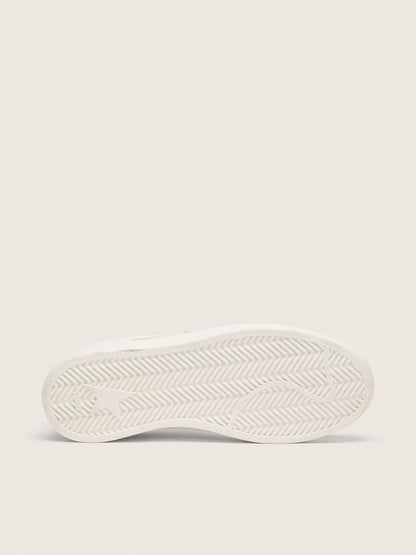 Ball Star pour femme avec étoile et contrefort en cuir blanc