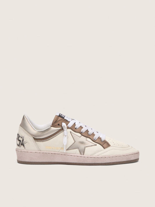 Ball Star LTD pour femme en cuir nappa avec étoile et empiècements biosourcés lamés