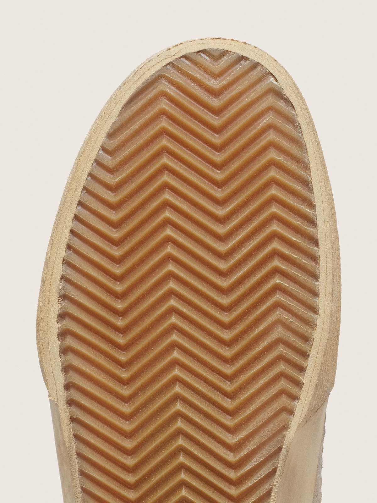 Super-Star LAB pour femme en résille avec étoile en daim beige