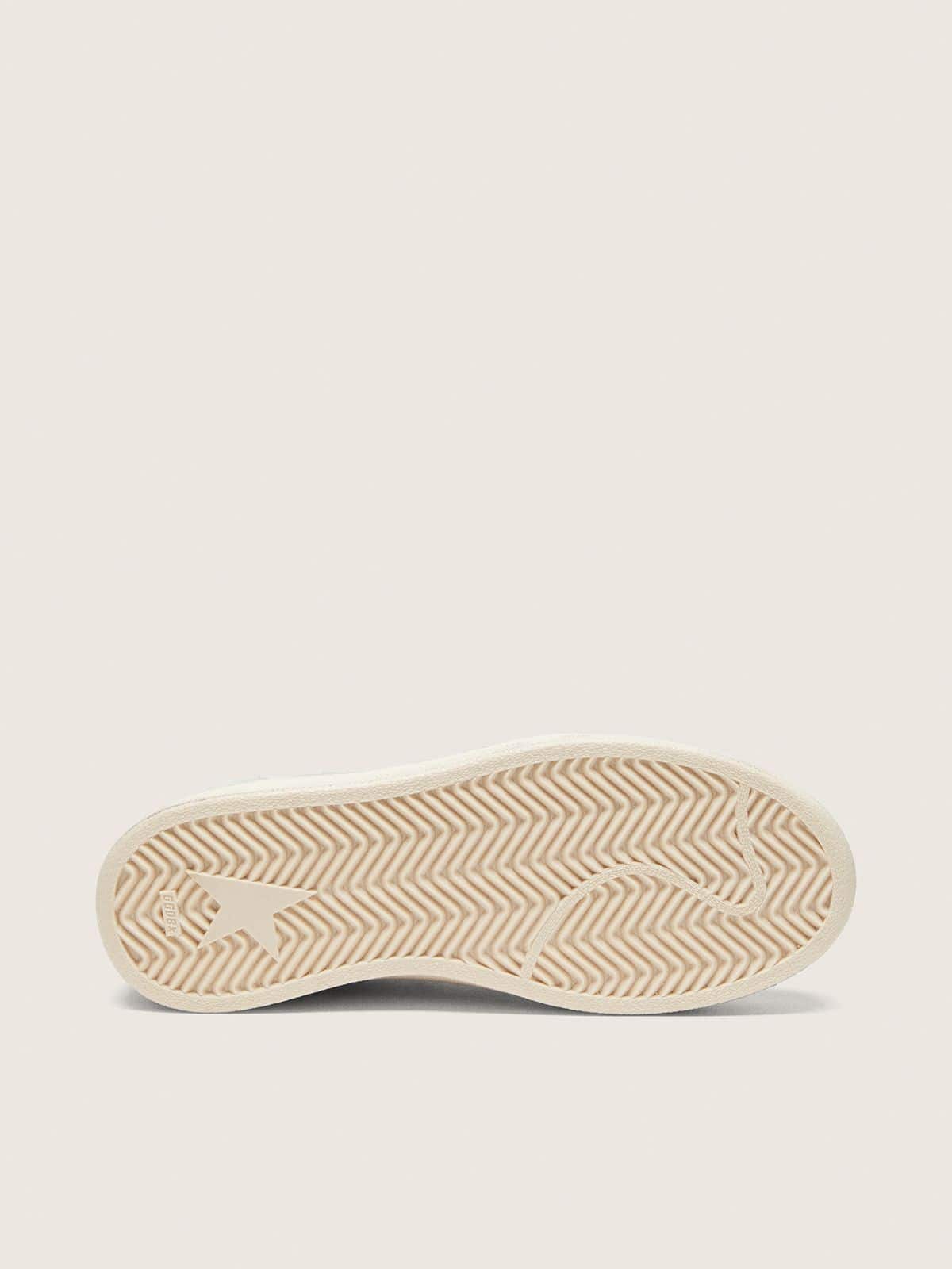 Ball Star pour femme en cuir velours gris clair avec étoile et empiècements à paillettes