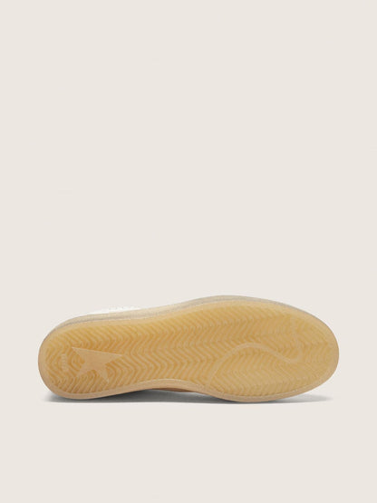 Ball Star LTD pour femme en cuir blanc avec étoile brodée bleu ciel