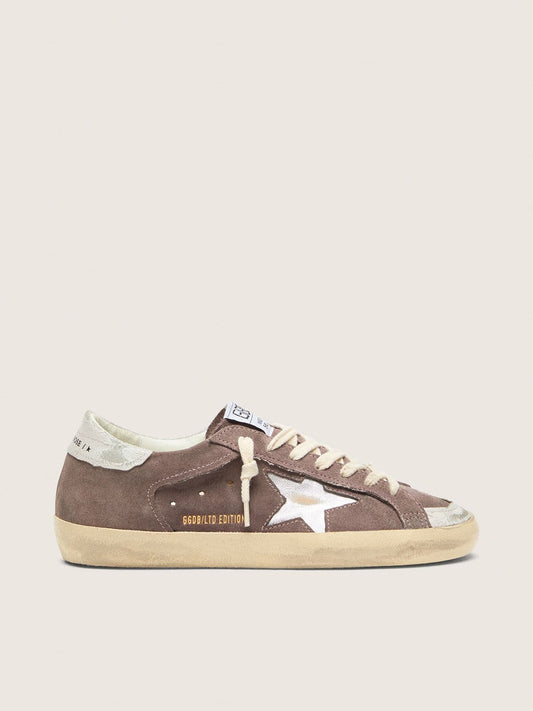 Super-Star LTD pour femme en daim lavande avec étoile argentée